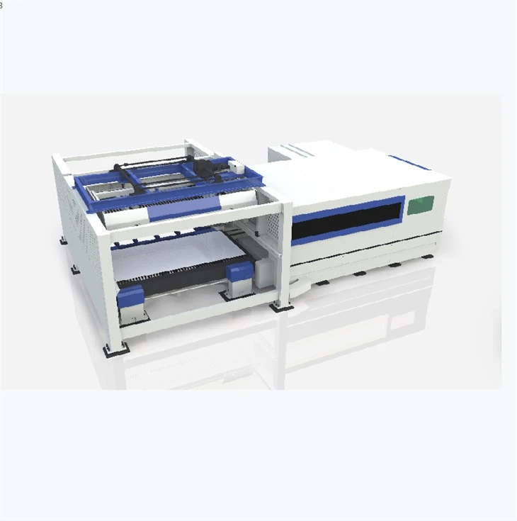 Full Cover Auto Loading And Unloading CNC Laser Cutting Machine 1500W For Metal Sheet